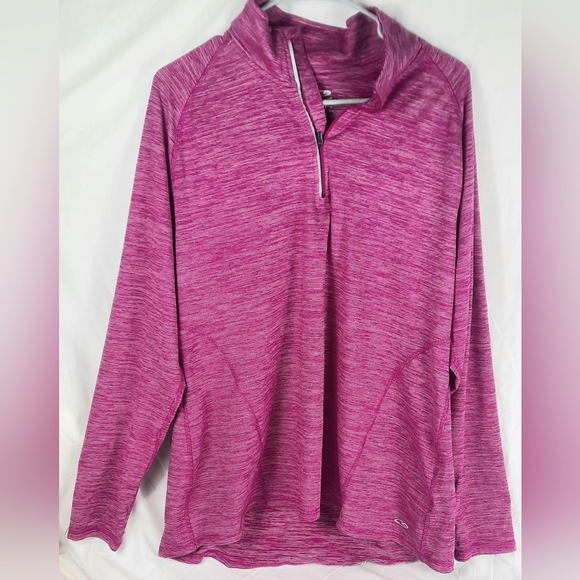 Champion Tops - Champion C9 Womens Pull over Duo Dry Shirt Running Top Size XXL Purple